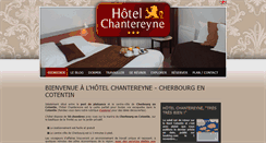 Desktop Screenshot of hotelchantereyne.com