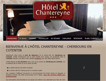 Tablet Screenshot of hotelchantereyne.com